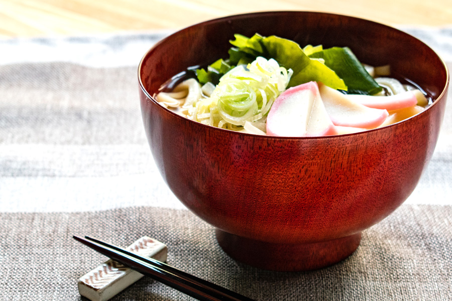 京椀 桜 5.0 特大 木製 漆塗り 大椀・麺鉢・丼鉢 漆器の井助