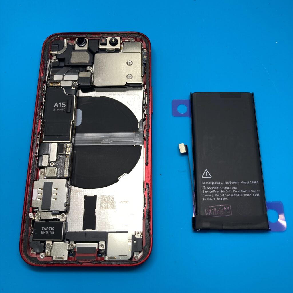 iPhone 13mini 256GB 交換品バッテリー100%