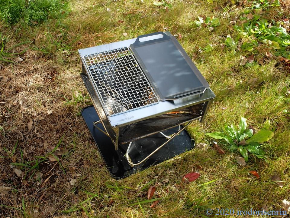 スノーピークの焚火台に使える鉄板（ハーフ）の紹介【グリルブリッジと