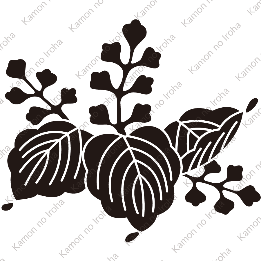 五七乱れ桐紋（ごしちみだれきり）：家紋のいろは