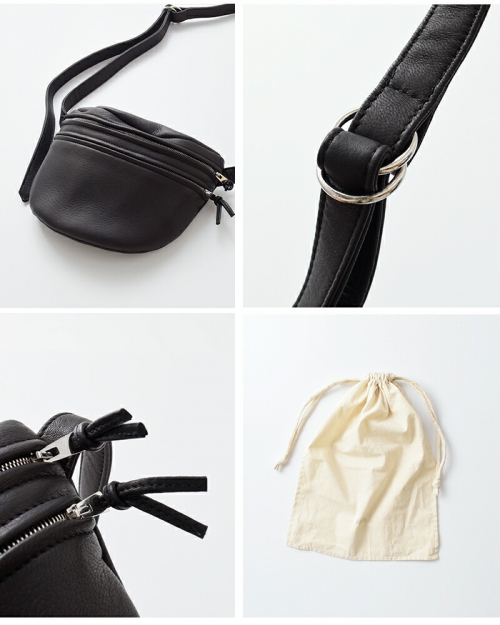 ✨希少 美品✨アエタ DA11 S ボディバッグ ディアスキン ブラック 黒 Aeta アエタ <br>DA111 WAIST POUCH S ディアレザー ウエスト ポーチ S