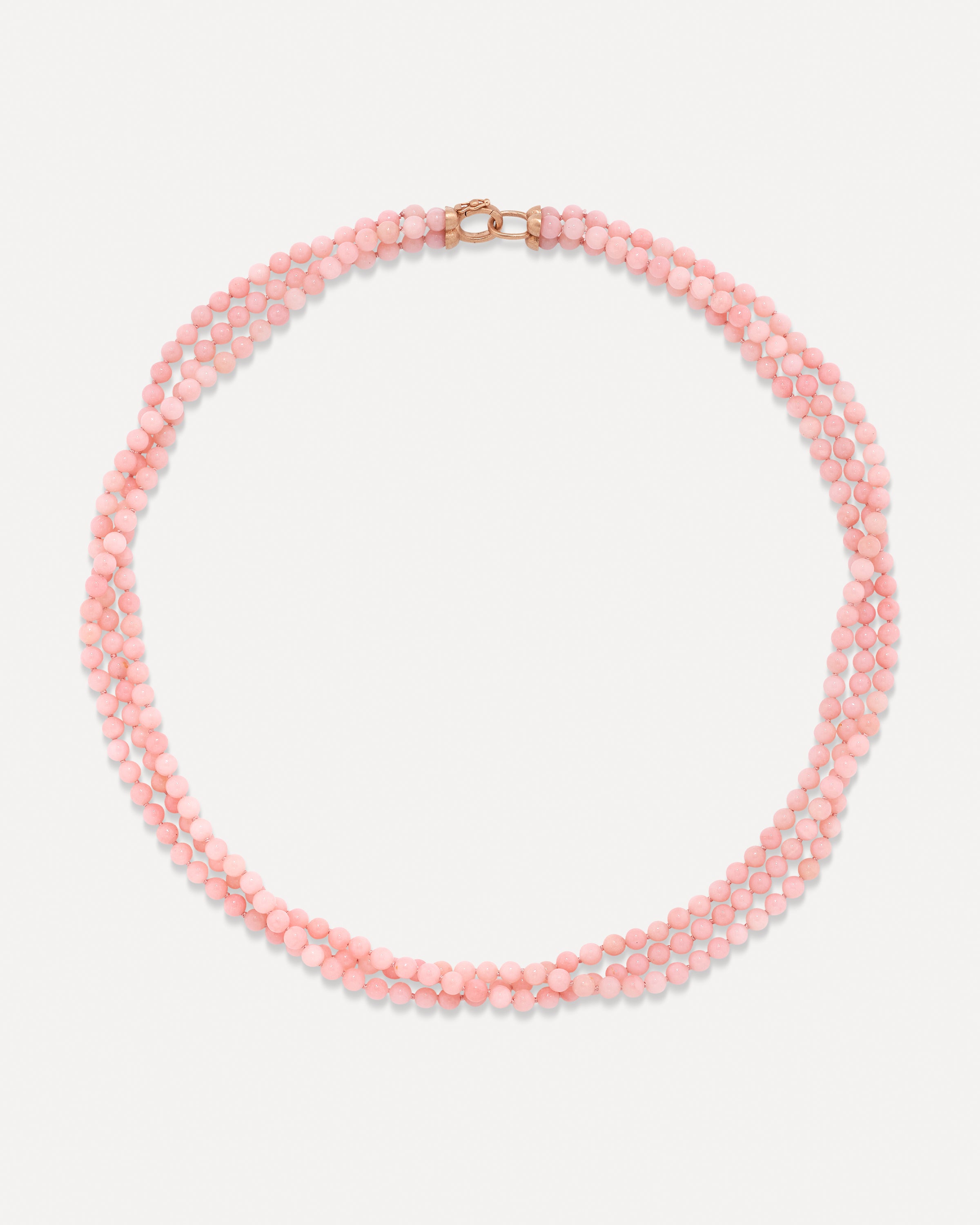 Triple Strand Beaded Candy Necklace 18k Gold | Irene Neuwirth Jewelry