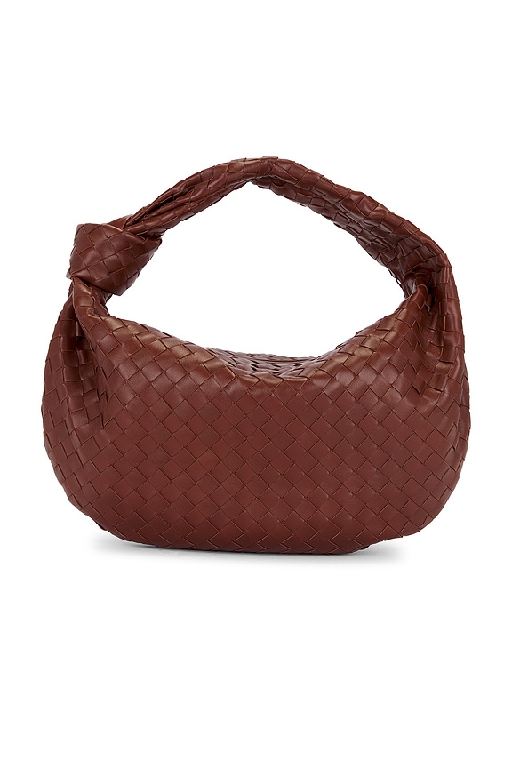 Bottega Veneta Mini Jodie Bag in Pinecone & Gold | FWRD