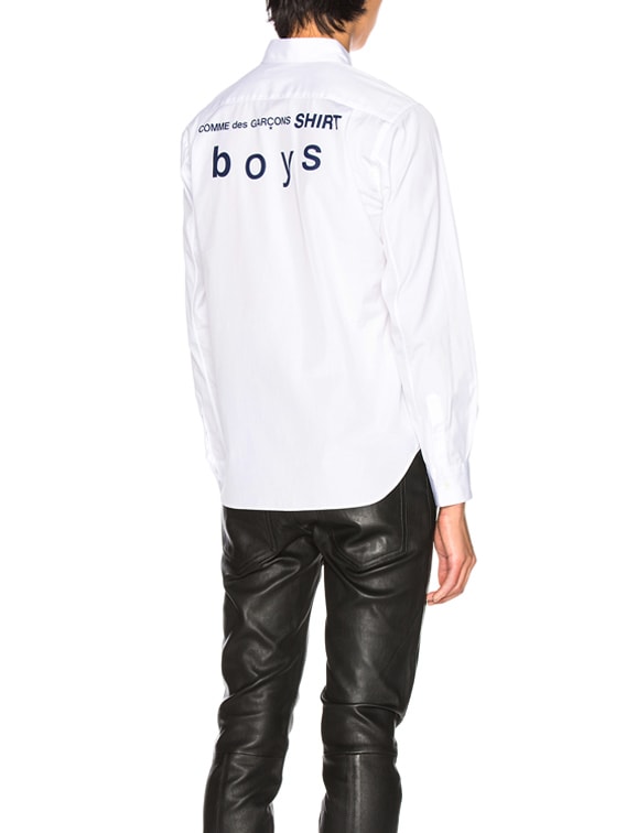 COMME des GARCONS SHIRT Boys Shirt in White | FWRD