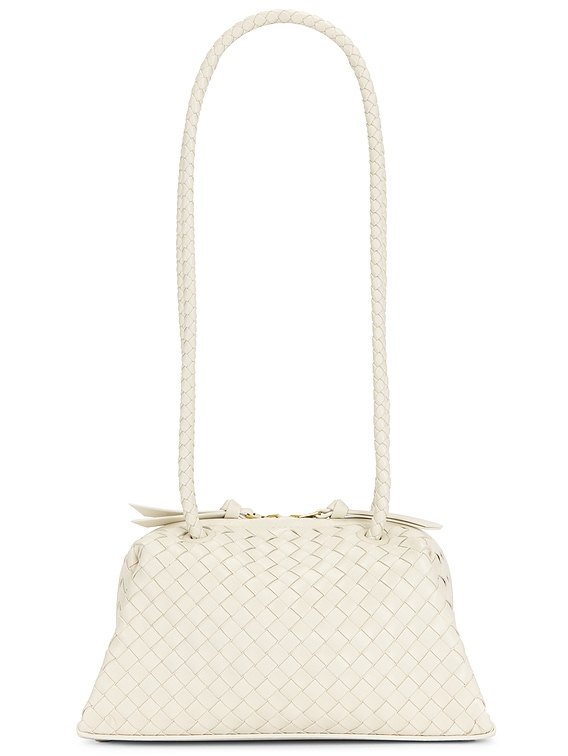 Bottega Veneta Tokyo Pouch in Sea Salt & Gold | FWRD