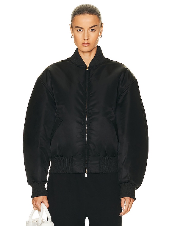 Fear of God Eternal Nylon Bomber Jacket in Black | FWRD
