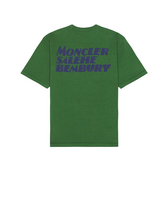 Moncler Genius Moncler x Salehe Bembury Logo T-Shirt in Green | FWRD