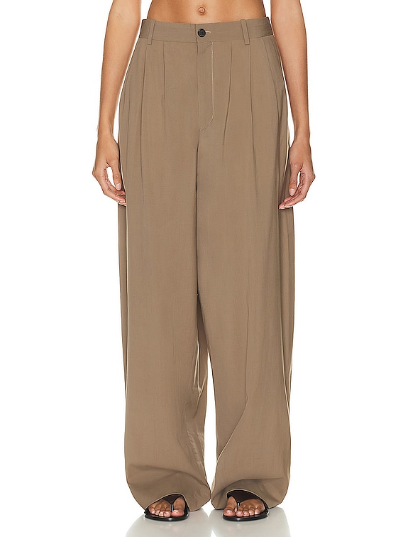 The Row Rufus Pants in Toffee | FWRD