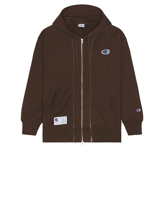 Undercover x Champion Zip Up Hoodie in Brown | FWRD
