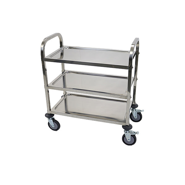 ワゴン ステンレス サービスワゴン 3段 Sサイズ 防振 総耐荷重約90kg