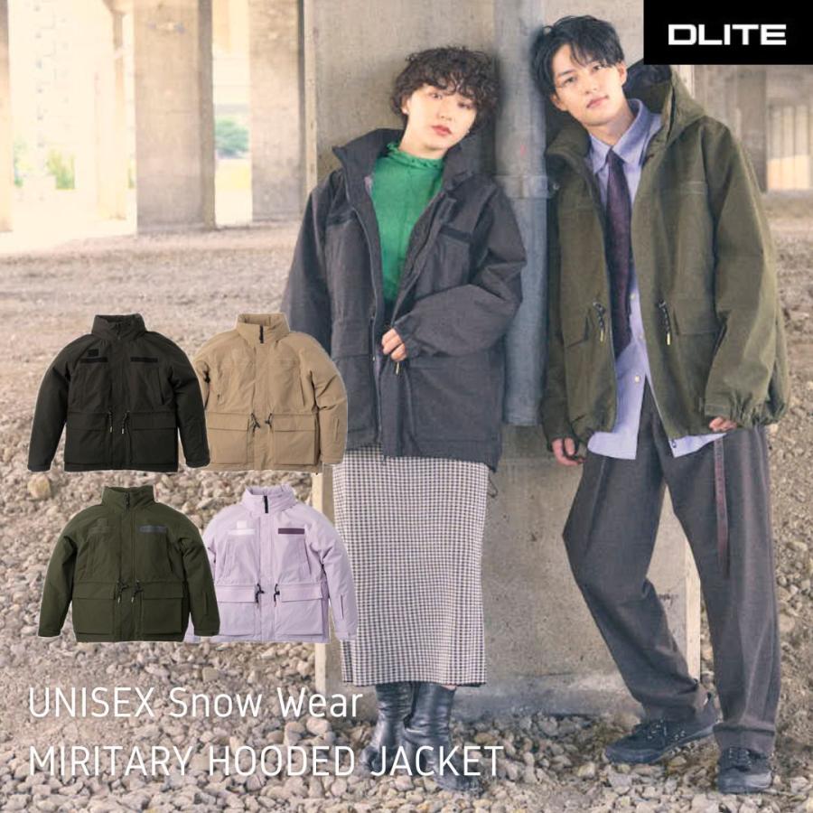 43DEGREES スノーボード ウェア ユニセックス ジャケット Military