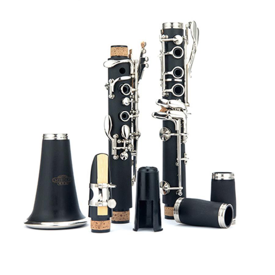 クラリネット ケース 付 10 リード 本体セット 17キー B♭ 初心者 音楽