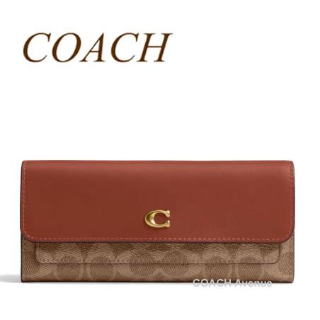 COACH（コーチ） COACH CAT55 ミラ ロング フラップ ウォレット