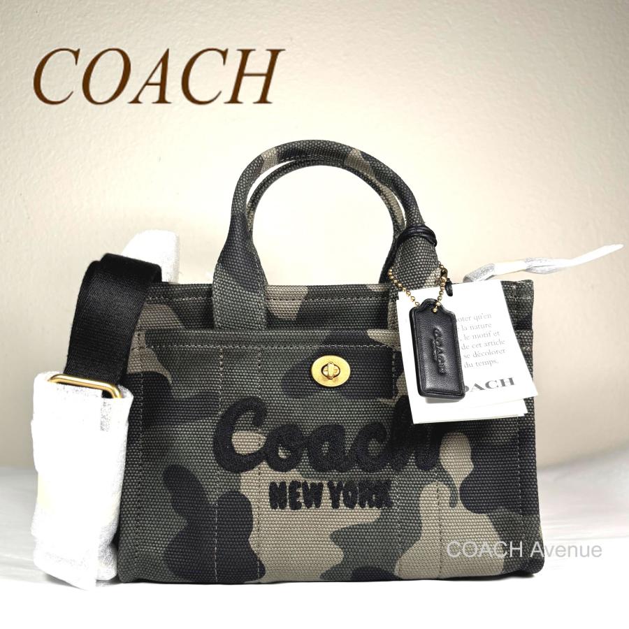 COACH（コーチ） 残り一点 迷彩柄 COACH CZ103 カーゴ トート バッグ