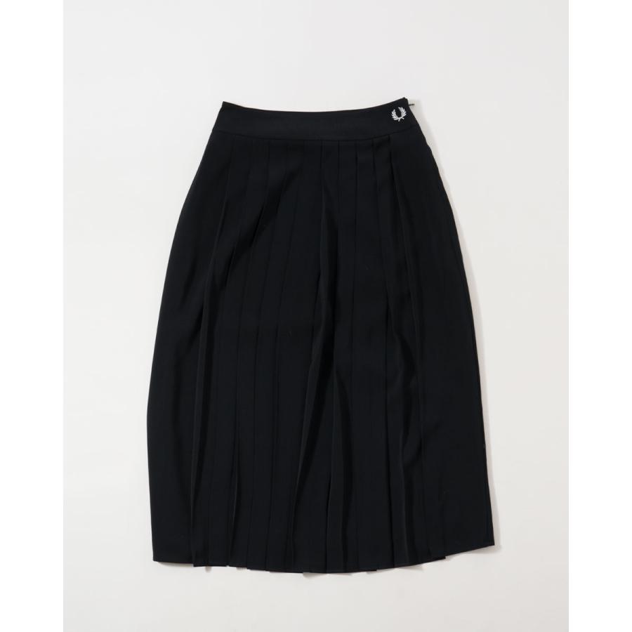 FRED PERRY（フレッドペリー） プリーツ スカート ロング 膝下 FRED