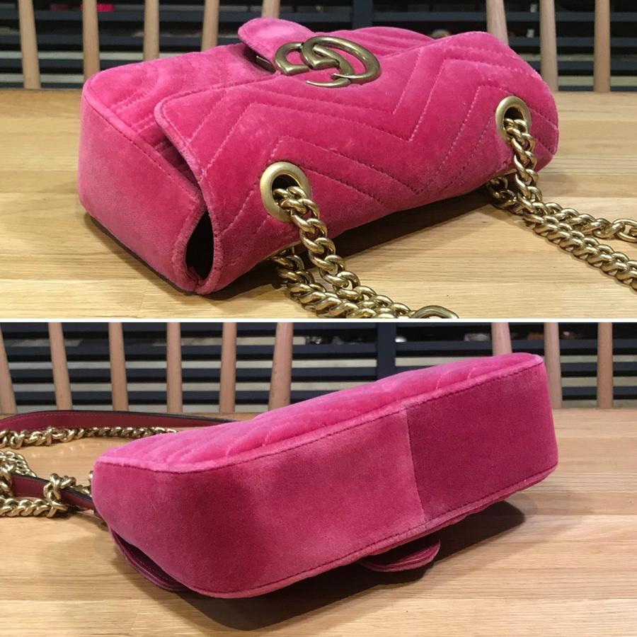 GUCCI（グッチ） 【超美品】グッチ GGマーモント キルティングミニ