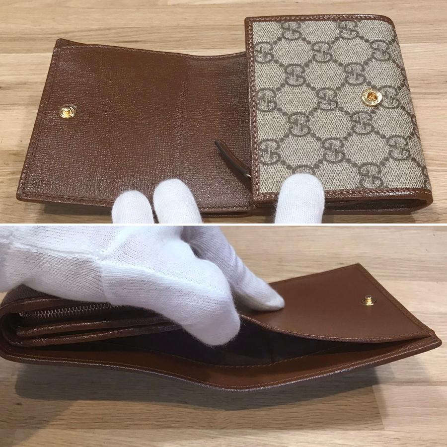 新品未使用】グッチ ホースビット GGスプリーム 1955 コンパクト財布