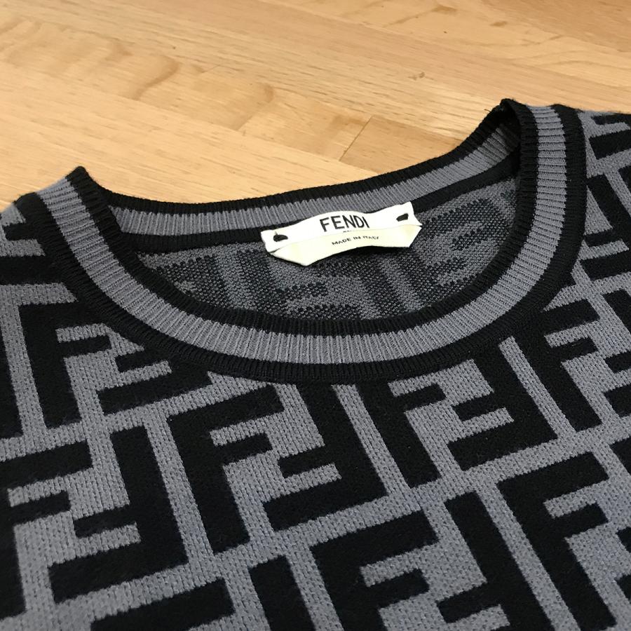 FENDI（フェンディ） 【超美品】フェンディ FF柄 ズッカ柄 半袖 ニット