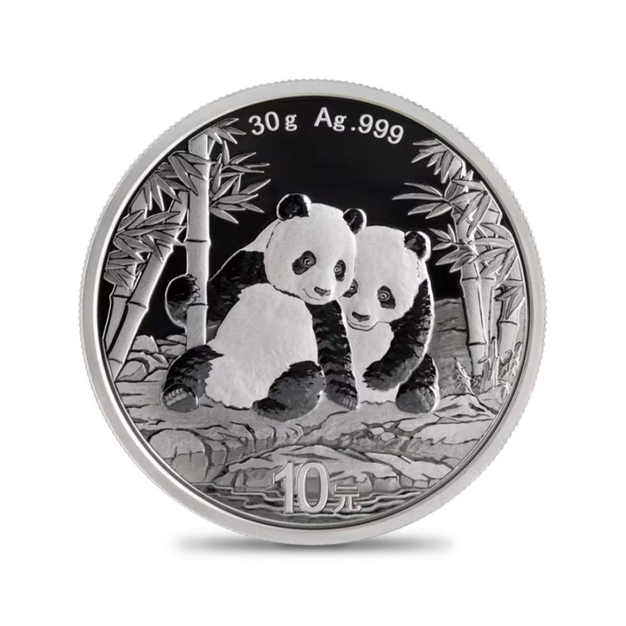 ☆即納追跡可☆ 中国 2026 パンダ 10元 30グラム 銀貨 【5枚