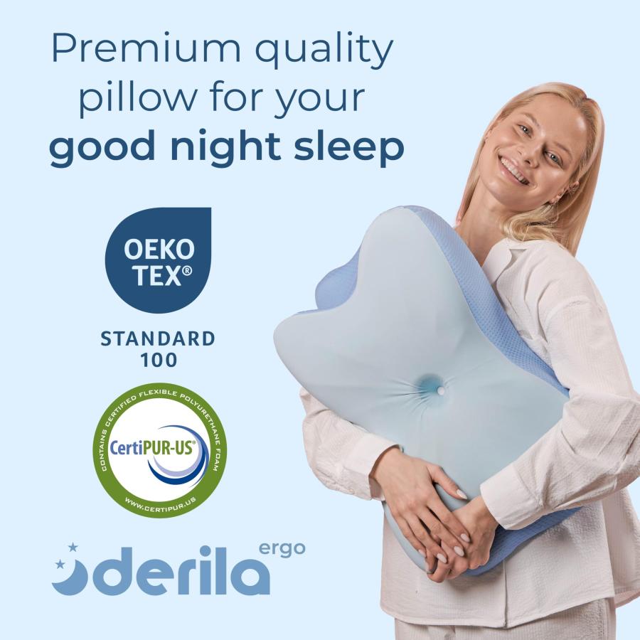 Derila Ergo デリラエルゴ 枕 頚椎ネックピロー 睡眠用 人間工学的枕