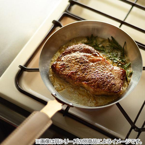フライパン 20cm 銅製 錫メッキなし ガス火専用 日本製 ameiro FRYPAN