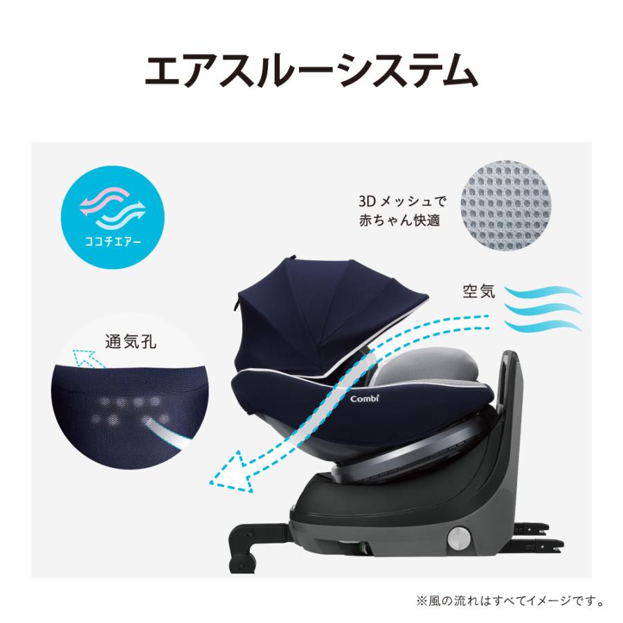 Combi】クルムーヴスマートISOFIXエッグショックJN-570 ネイビー