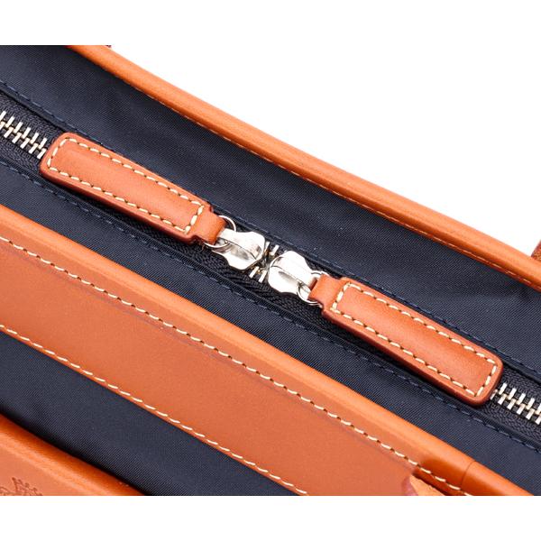 Felisi（フェリージ） ビジネスバッグ/ブルー×ライトブラウン メンズ