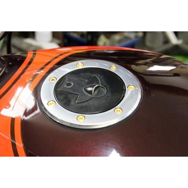 カワサキ タンク キャップボルト 7本 ゴールドメッキ 新品 ZRX1100