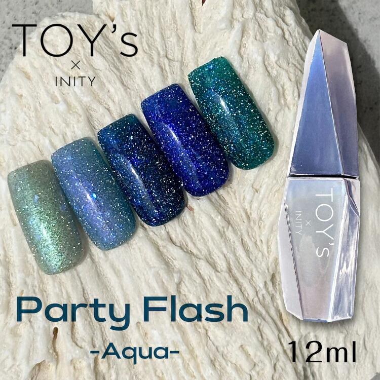 TOY's × INITY トイズバイアイニティ パーティーフラッシュ アクア
