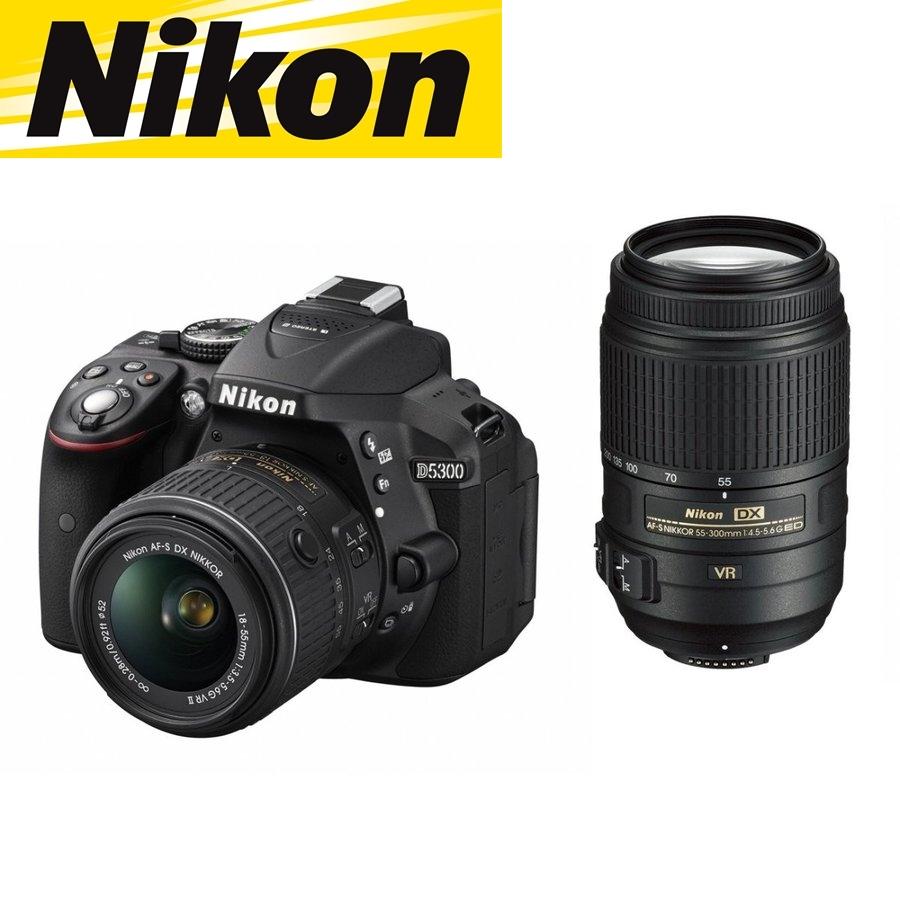 ニコンD ニコン Nikon D5300 18-55mm 55-300mm ダブルズームキット