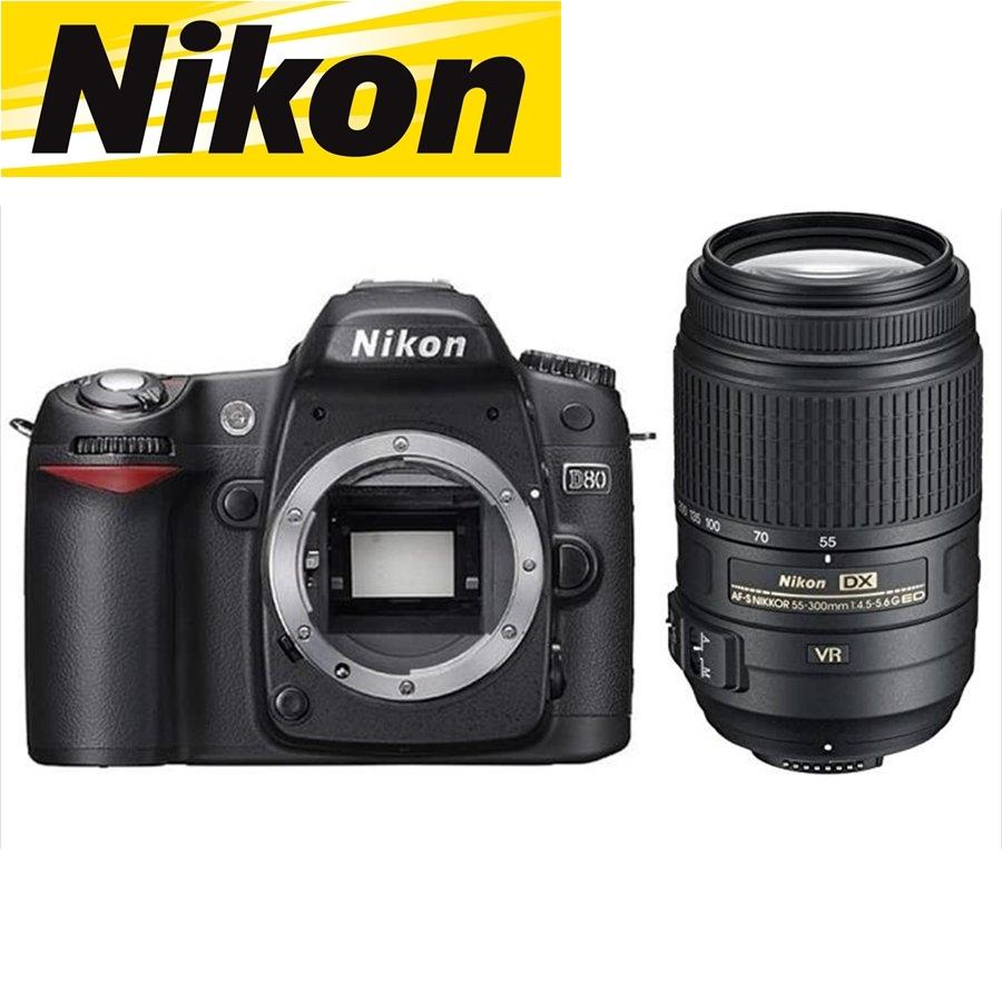 ニコンD ニコン Nikon D80 AF-S 55-300mm VR 望遠 レンズセット 手振れ