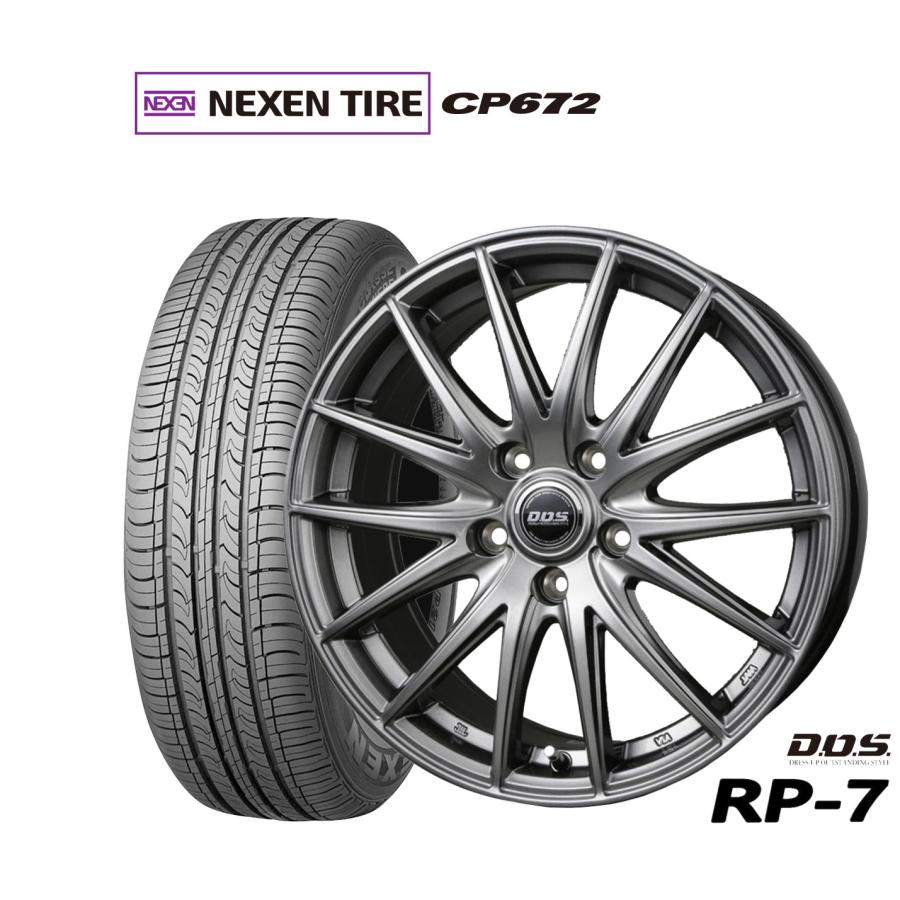 サマータイヤ ホイール4本セット BADX D,O,S(DOS) RP-7 NEXEN ネクセン