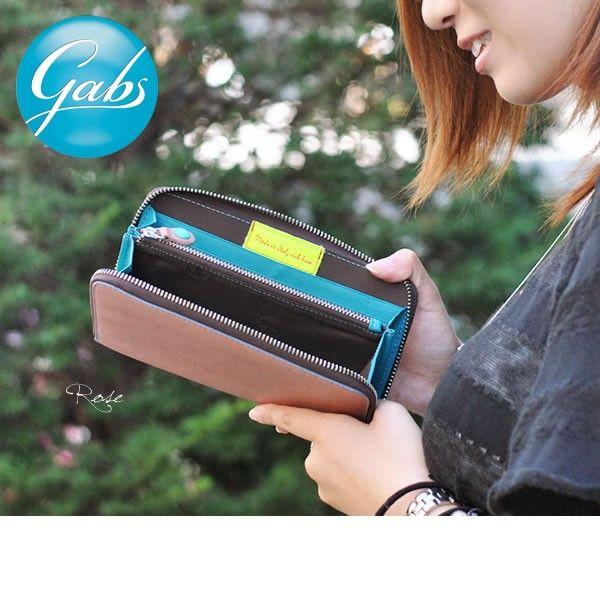GABS（ガブス） ラウンドファスナー 長財布 ブランド レディース