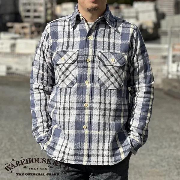 WAREHOUSE（ウエアハウス） 3104 C柄 FLANNEL SHIRTS フランネルシャツ