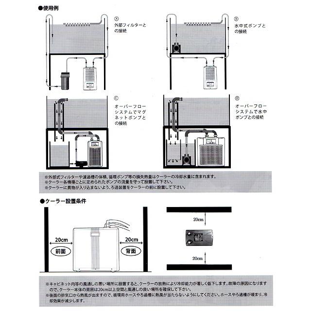 ゼンスイ 水槽用クーラー ZC−100α 〜100L アクアリウム
