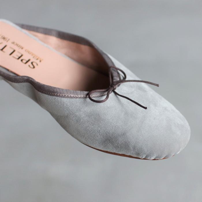 SALE 60%OFF スペルタ シューズ SPELTA OLGA MULE VELLUTO GRIGIO