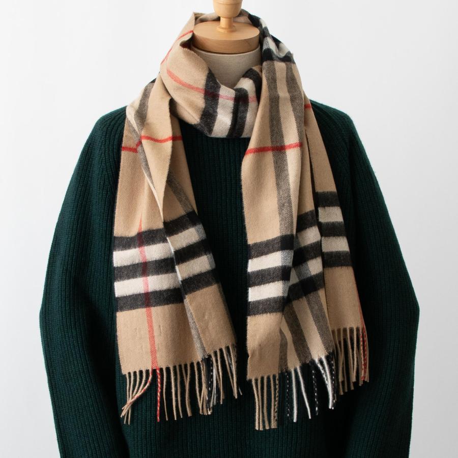 BURBERRY（バーバリー） カシミアマフラー（カシミヤ） GIANT CHK SFA