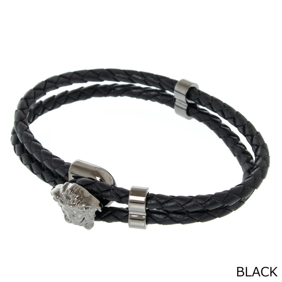 VERSACE（ヴェルサーチェ） ブレスレット MEDUSA BRAIDED LEATHER