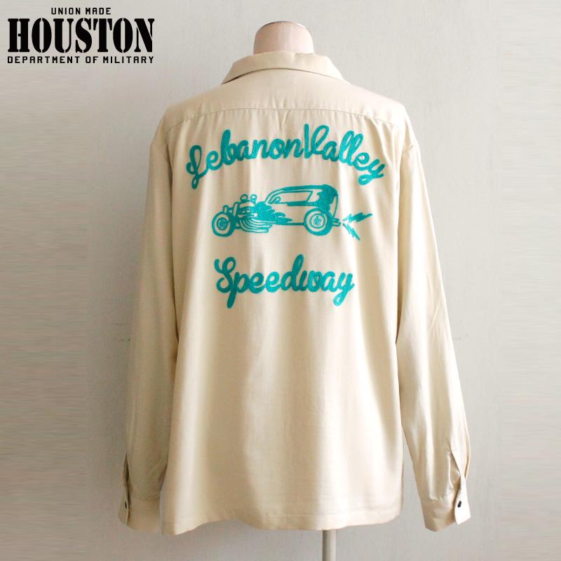 HOUSTON（ヒューストン） ボーリングシャツ レーヨン オープンカラー
