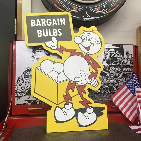 Reddy Kilowatt プロモーション ウッド サインボード 看板 レディ