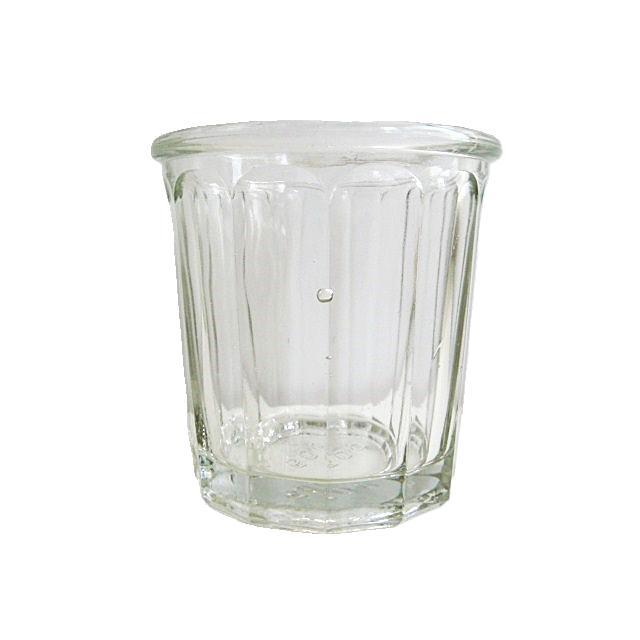 ジャムポット P フランス アンティーク ガラス 保存瓶 気泡 キッチン