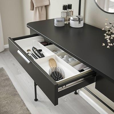 イケア（IKEA） ドレッサー チャコール 100x42cm big60570224