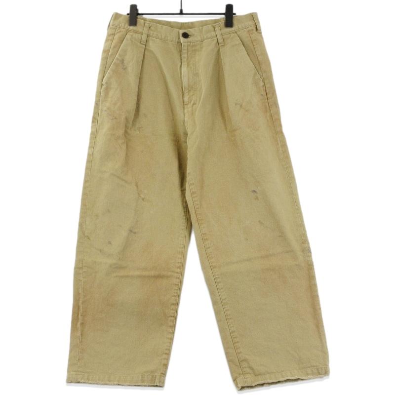 ANCELLM アンセルム PAINT CHINO TROUSERS ANC-PT54 ペンキ加工 USED