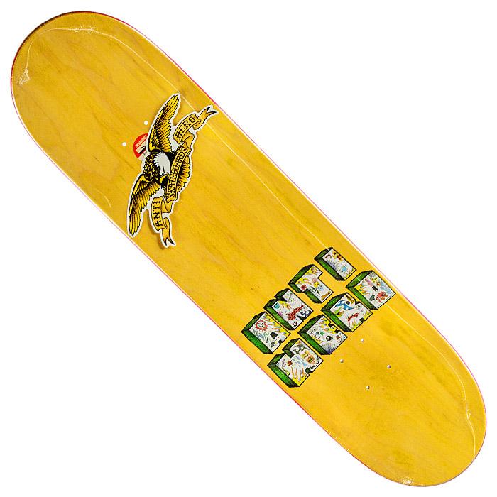 ANTIHERO アンチヒーロー スケボー デッキ GRANT STACKED 8.38 inch