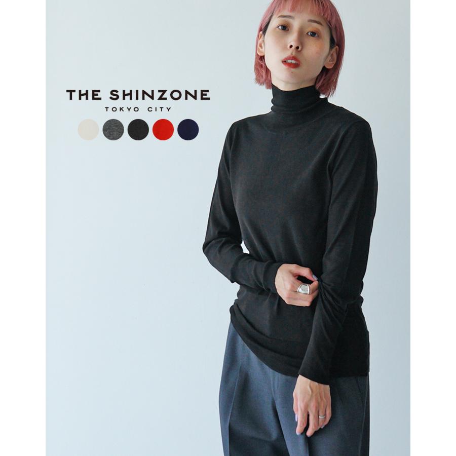シンゾーン THE SHINZONE ハイネックニット COTTON SILK HIGH NECK