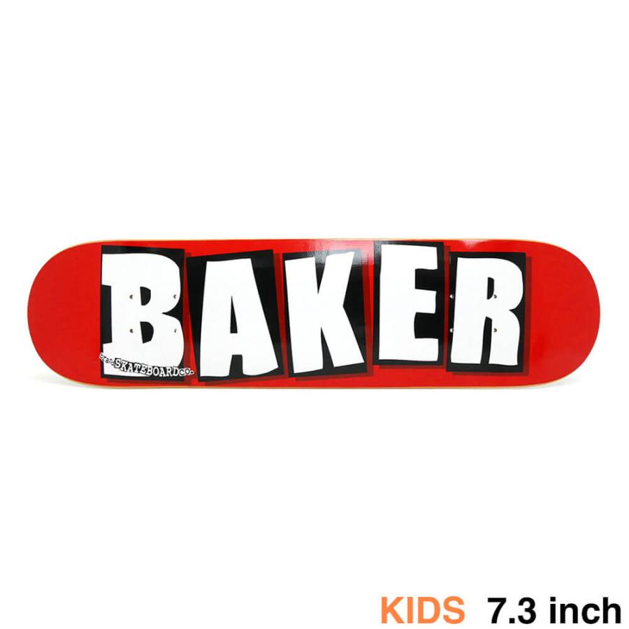 BAKER（ベイカー） BAKER DECK デッキ（子供用） TEAM BRAND LOGO RED