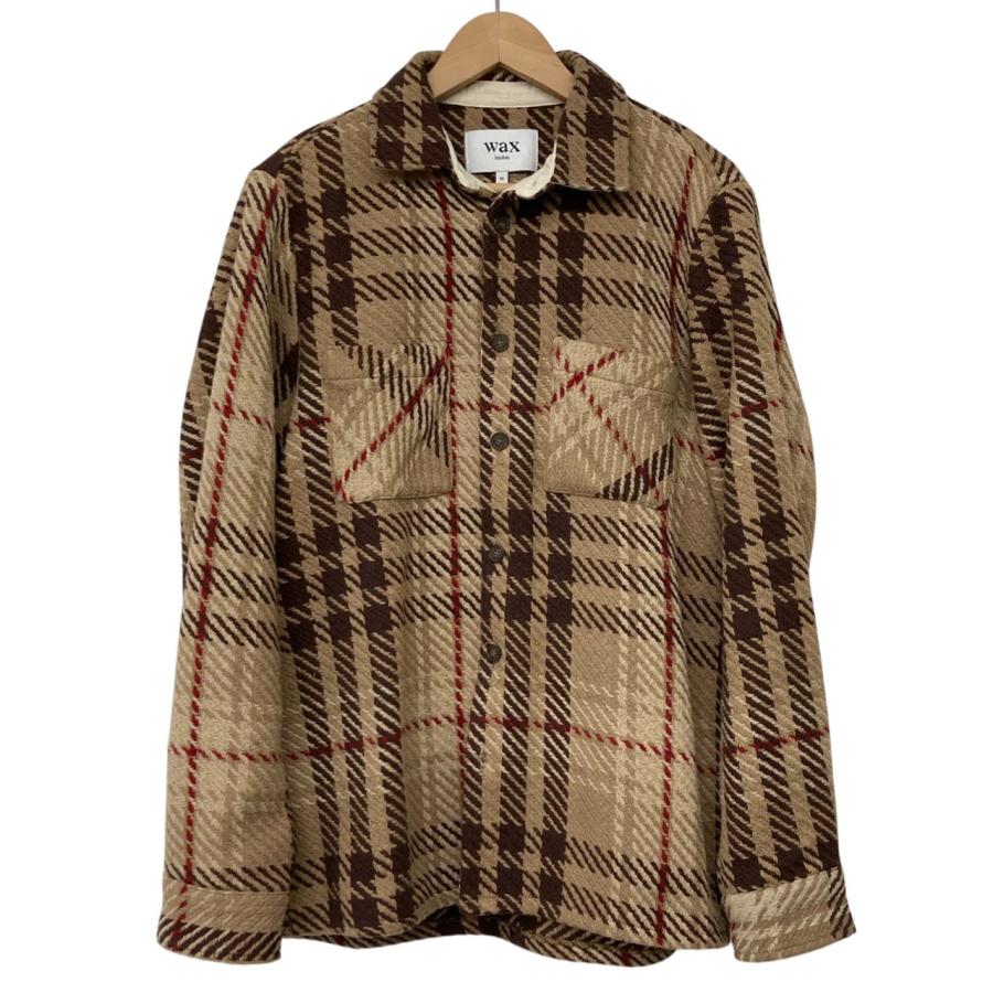WAX london/ワックスロンドン/チェック柄/ネルシャツ/サイズM/メンズ