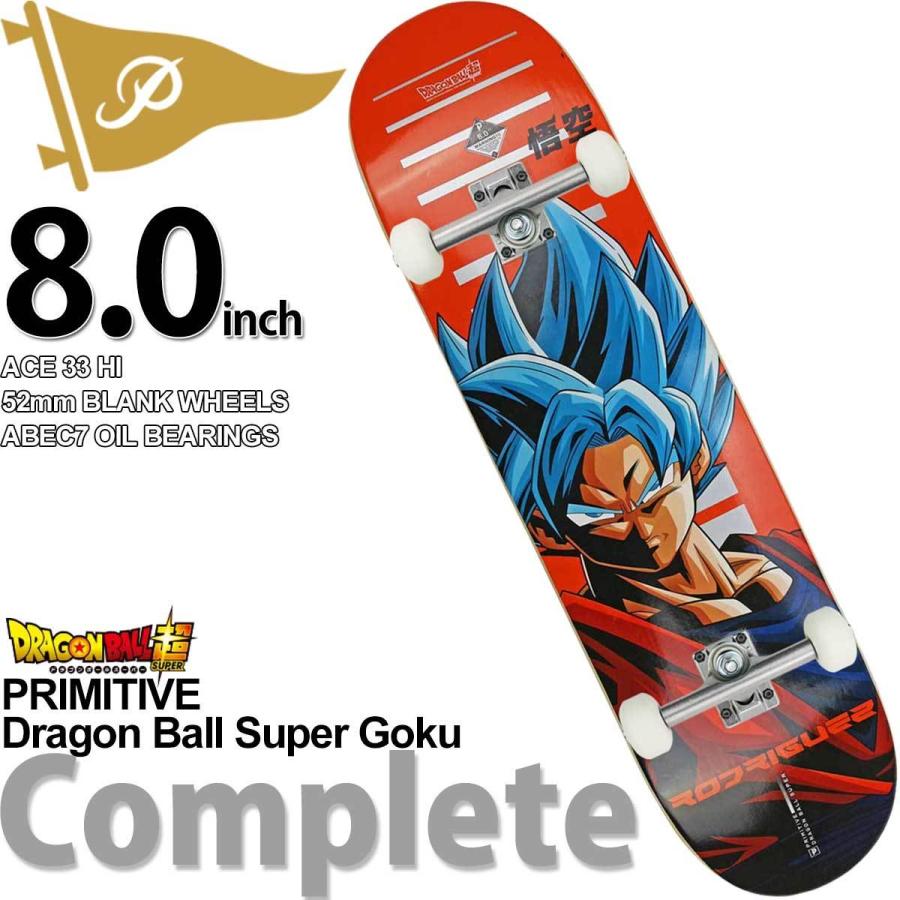 PRIMITIVE（プリミティブ） 8.0インチ スケボー エースコンプリート