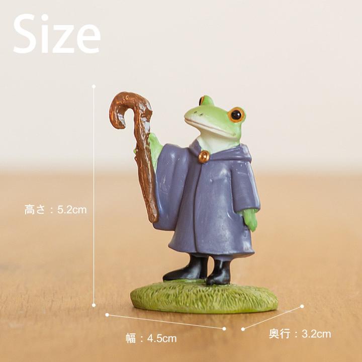 カエルの置物 カエル 置物 魔法使いタロウ Copeau コポー 置き物