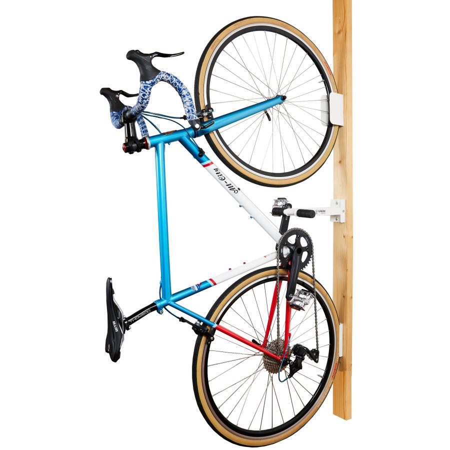 サイクルロッカー クランク固定 自転車 縦置き壁掛けスタンド CSW-01